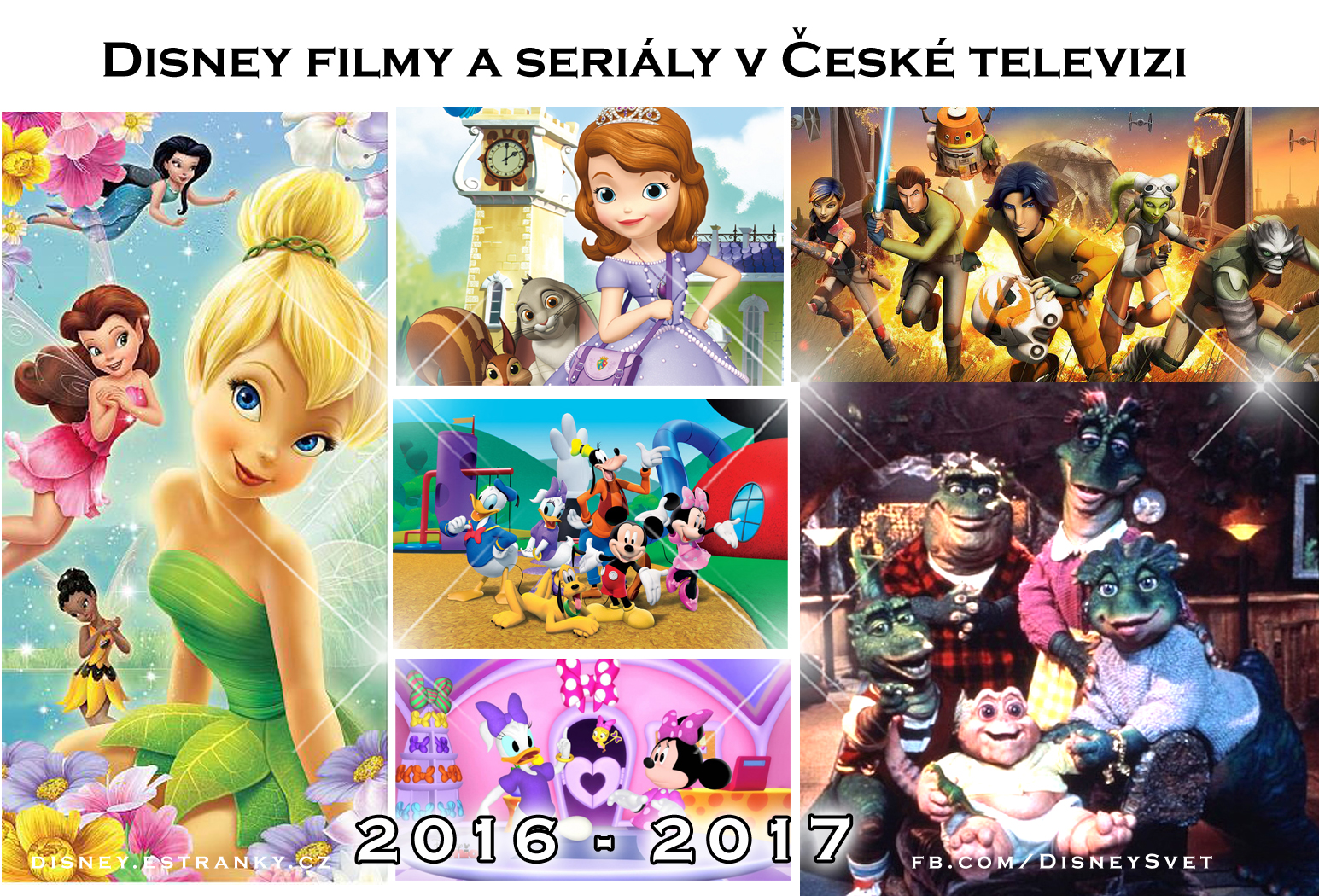 SERIÁLY A FILMY dISNEY V čESKÉ TELEVIZI