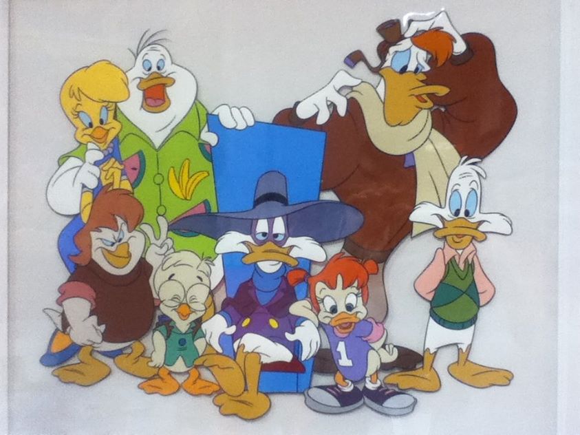 detektiv duck originalní animační list D23 expo 2015