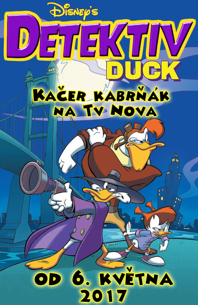 detektiv duck kačer kabrňák v TV 2017