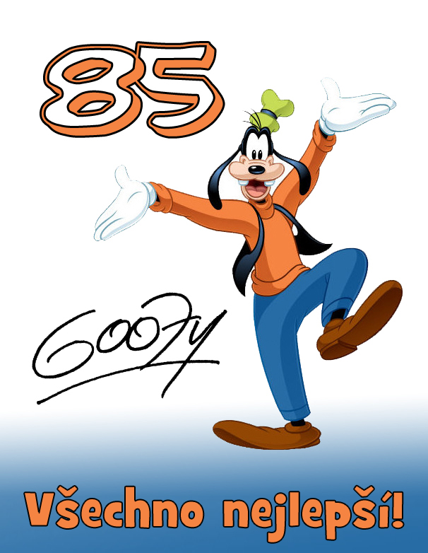 Goofy slaví 85. narozeniny